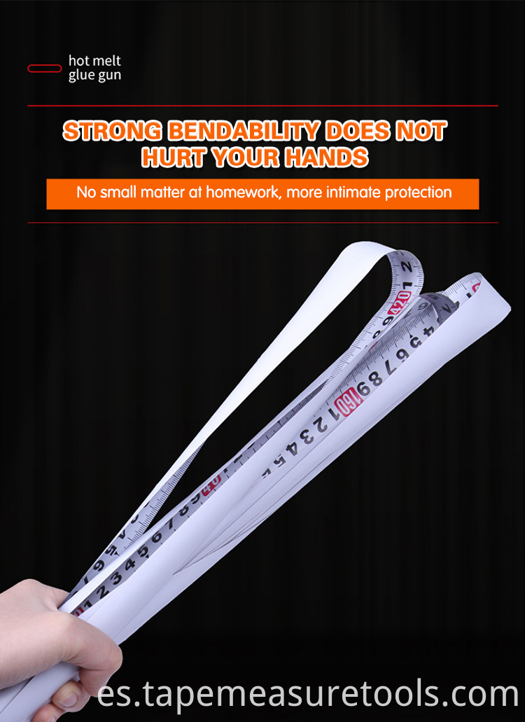 Proveedores profesionales de cinta métrica de película de nailon gruesa de alta precisión 3 m 5 m 10 m